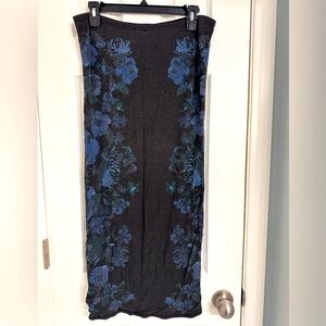 Free People Midi floral tube dress. Size L.